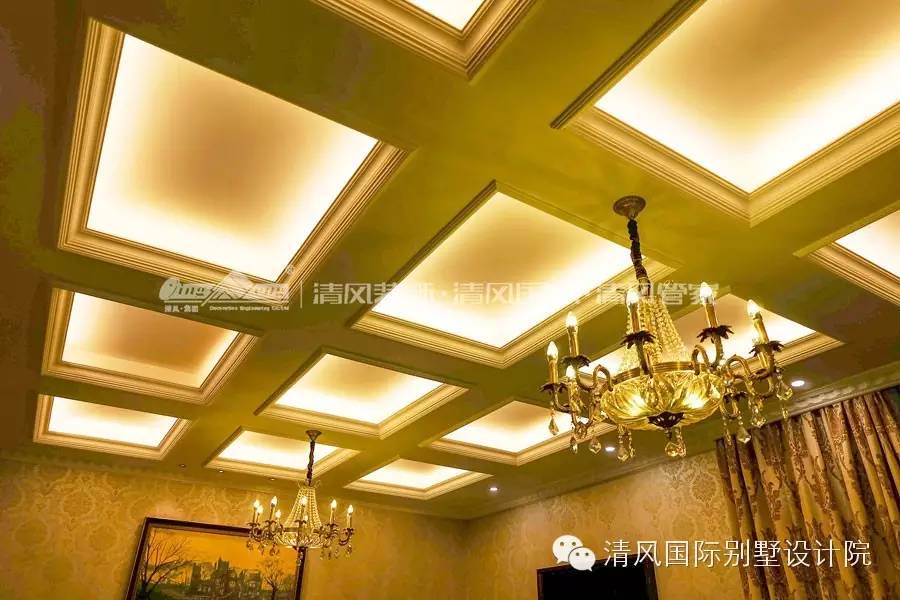 實(shí)拍清風(fēng)裝飾，美式古典樣板房，體味得體有度的優(yōu)雅