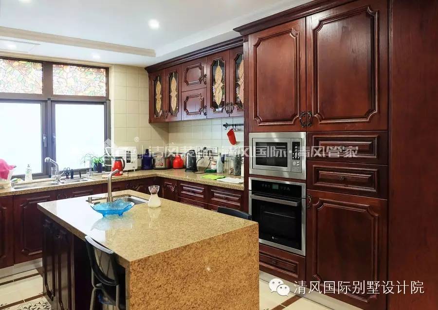 實(shí)拍清風(fēng)裝飾，美式古典樣板房，體味得體有度的優(yōu)雅