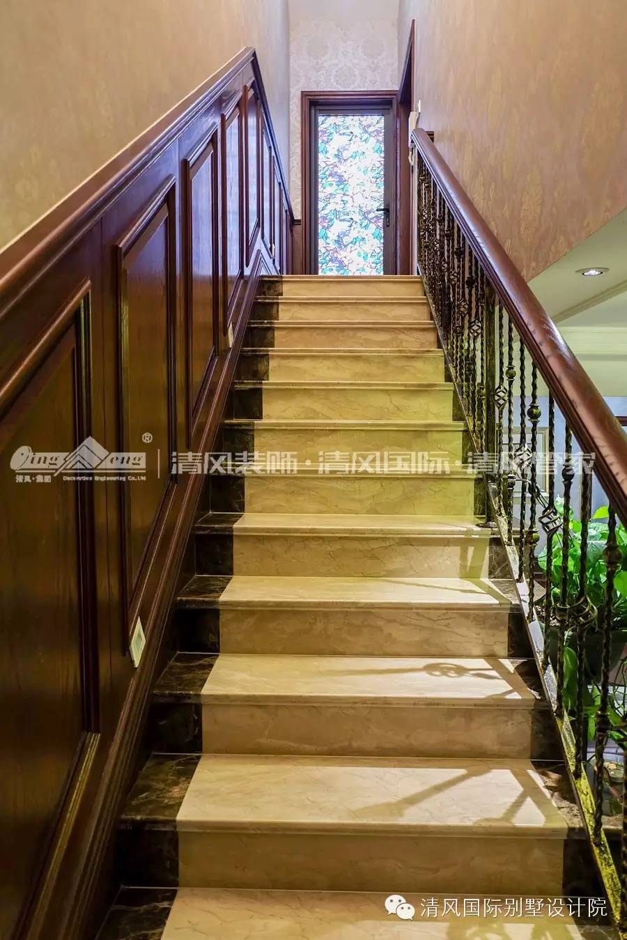 實(shí)拍清風(fēng)裝飾，美式古典樣板房，體味得體有度的優(yōu)雅