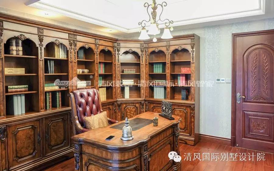 實(shí)拍清風(fēng)裝飾，美式古典樣板房，體味得體有度的優(yōu)雅