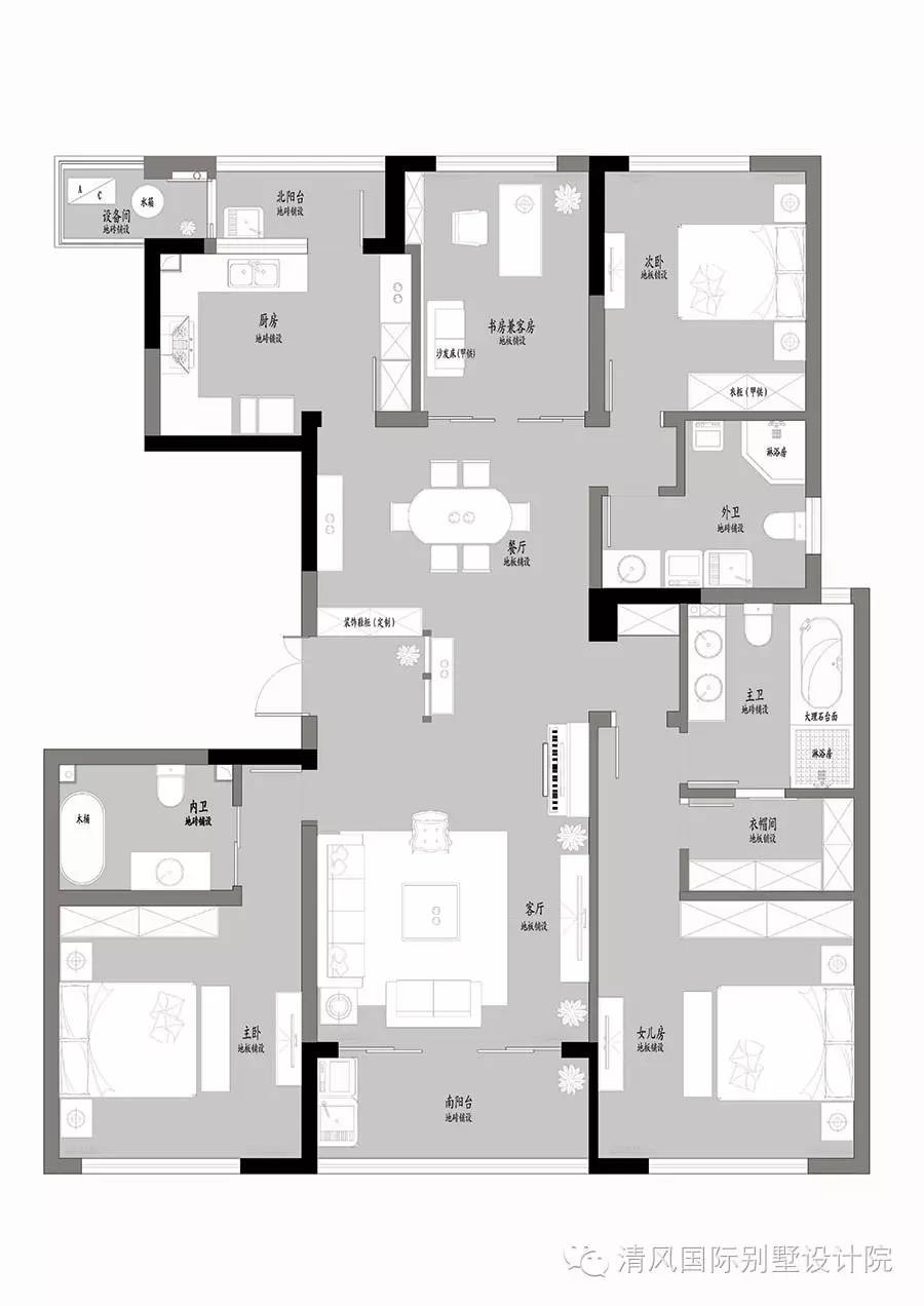 新中式家裝設(shè)計(jì)，在溫雅含蓄中，修身養(yǎng)性。