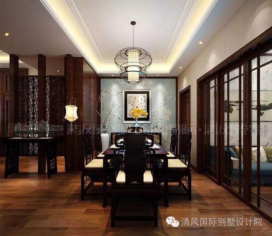 新中式家裝設(shè)計(jì)，在溫雅含蓄中，修身養(yǎng)性。