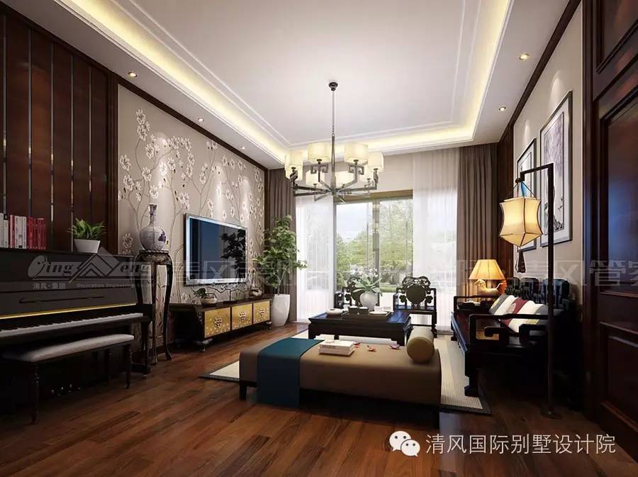 新中式家裝設(shè)計(jì)，在溫雅含蓄中，修身養(yǎng)性。