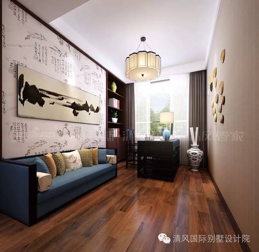 新中式家裝設(shè)計(jì)，在溫雅含蓄中，修身養(yǎng)性。