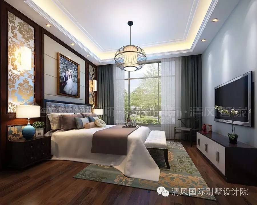 新中式家裝設(shè)計(jì)，在溫雅含蓄中，修身養(yǎng)性。