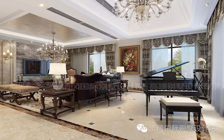 用美式家裝強大的包容性，表現(xiàn)生活中的優(yōu)雅、隨性。