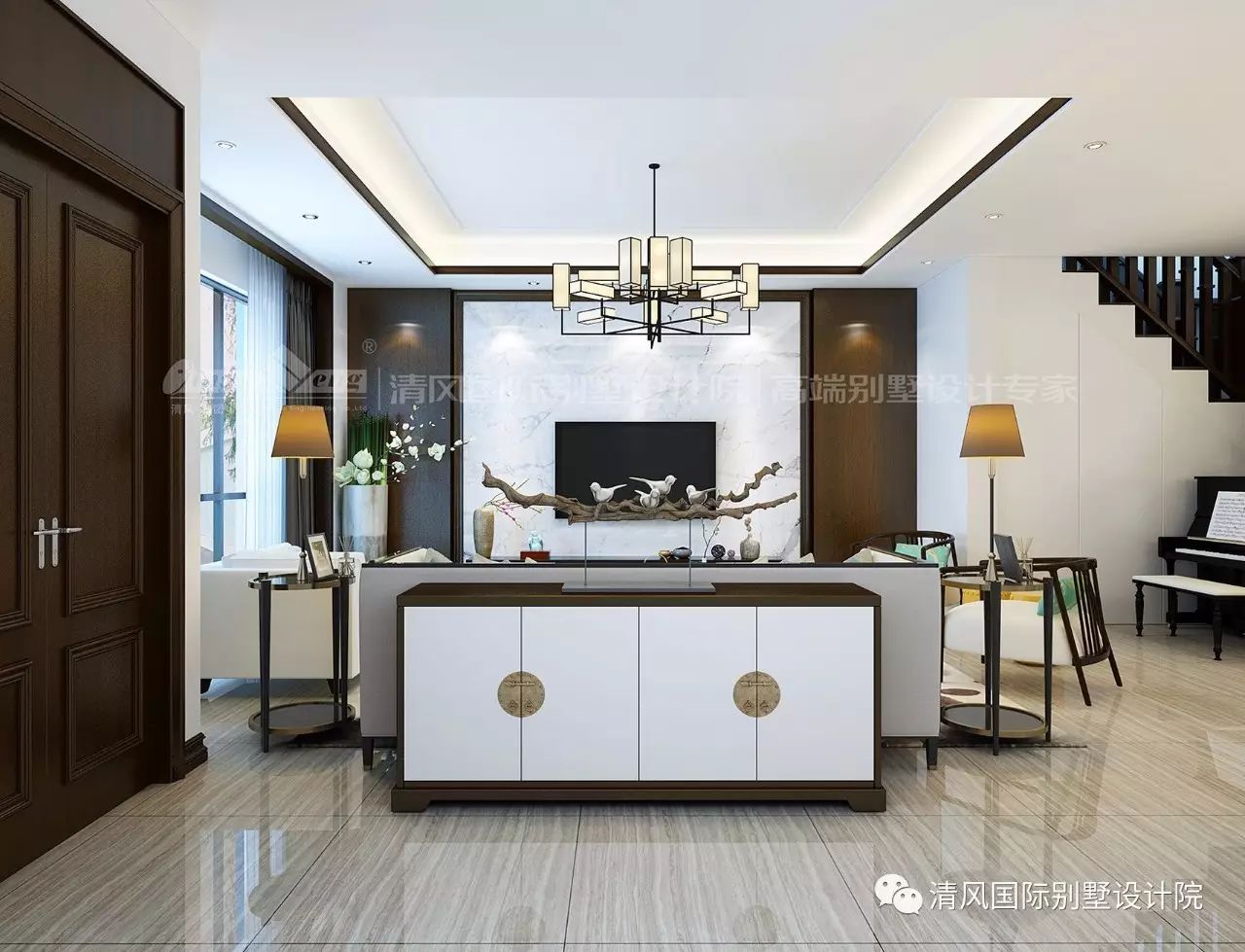 賞·析 | 傳統與現代的碰撞，新中式之家的完美演繹。