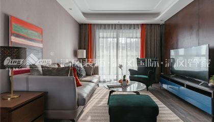 蘇州環(huán)秀湖花園裝修實景