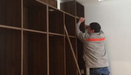 獅山御園安裝階段