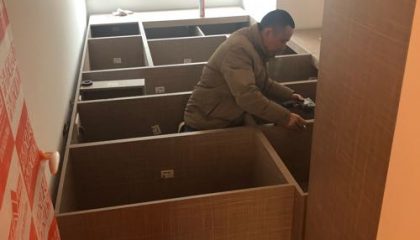 旭輝壹號(hào)院安裝階段