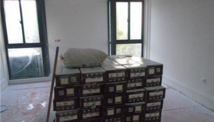 越湖名邸油漆階段