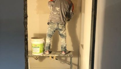 恒基旭輝城油漆階段