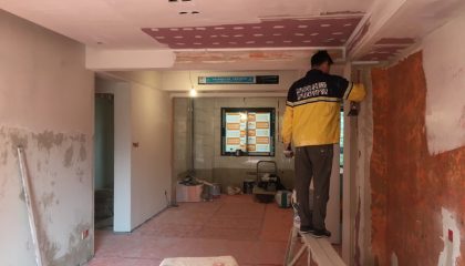 新旅城油漆階段