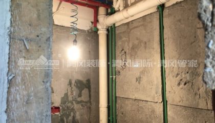 水墨三十度水電階段