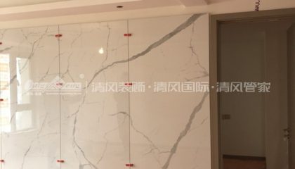 蘇州水墨三十度安裝階段