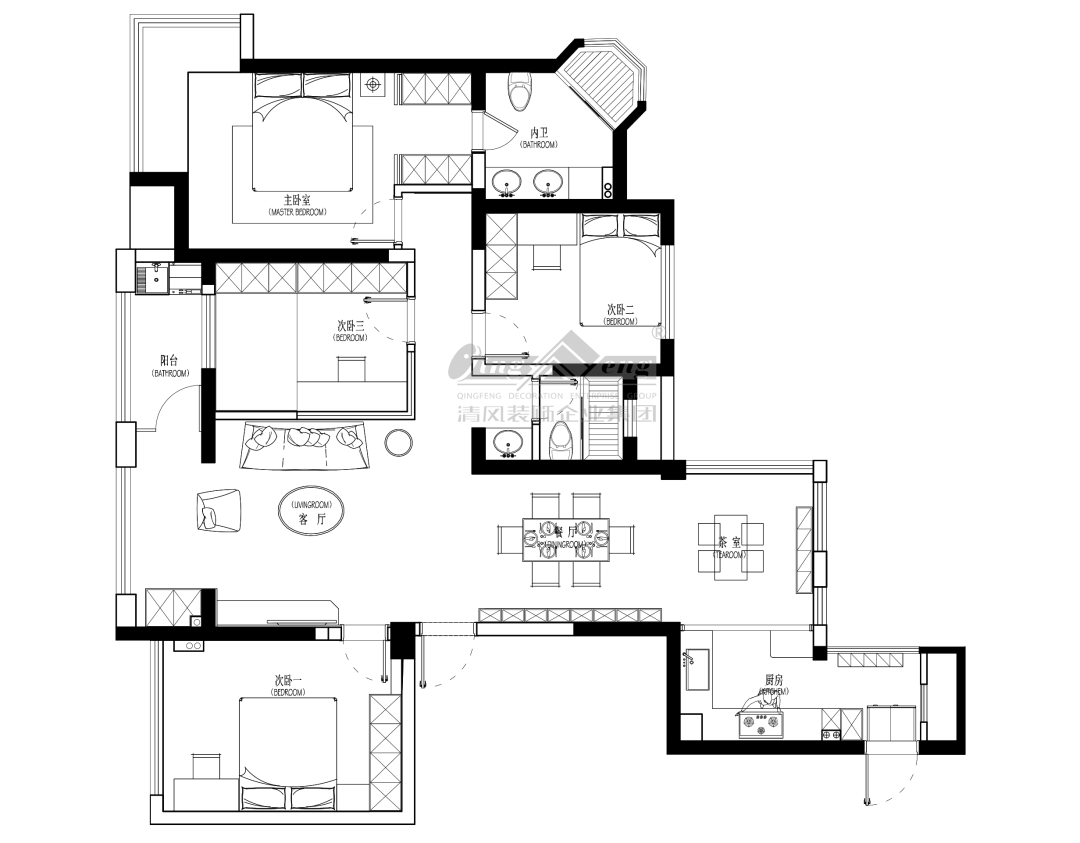 賞·析|140㎡現(xiàn)代簡約，光影自由穿梭的家滿是松弛感！