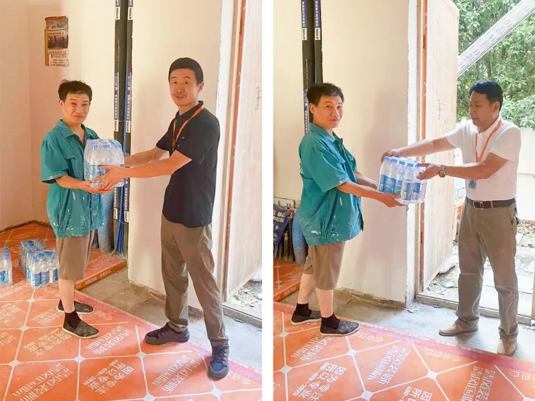 我們·清風(fēng) | 清風(fēng)裝飾夏日工地送清涼，感謝匠人！