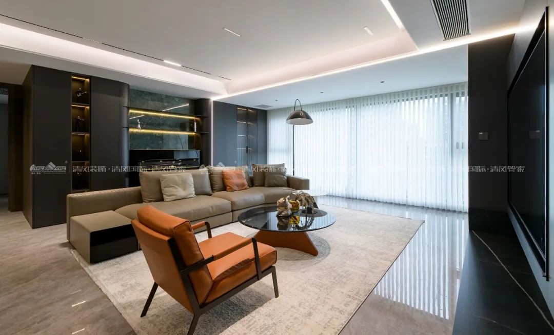 賞·析|198㎡現(xiàn)代輕奢，與精致主義撞個滿懷！