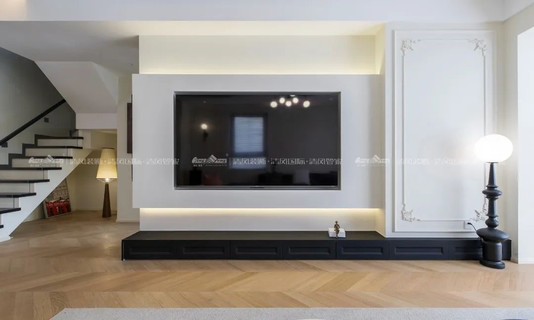 賞·析|300㎡輕法混搭風(fēng)，時尚溫馨感拉滿！