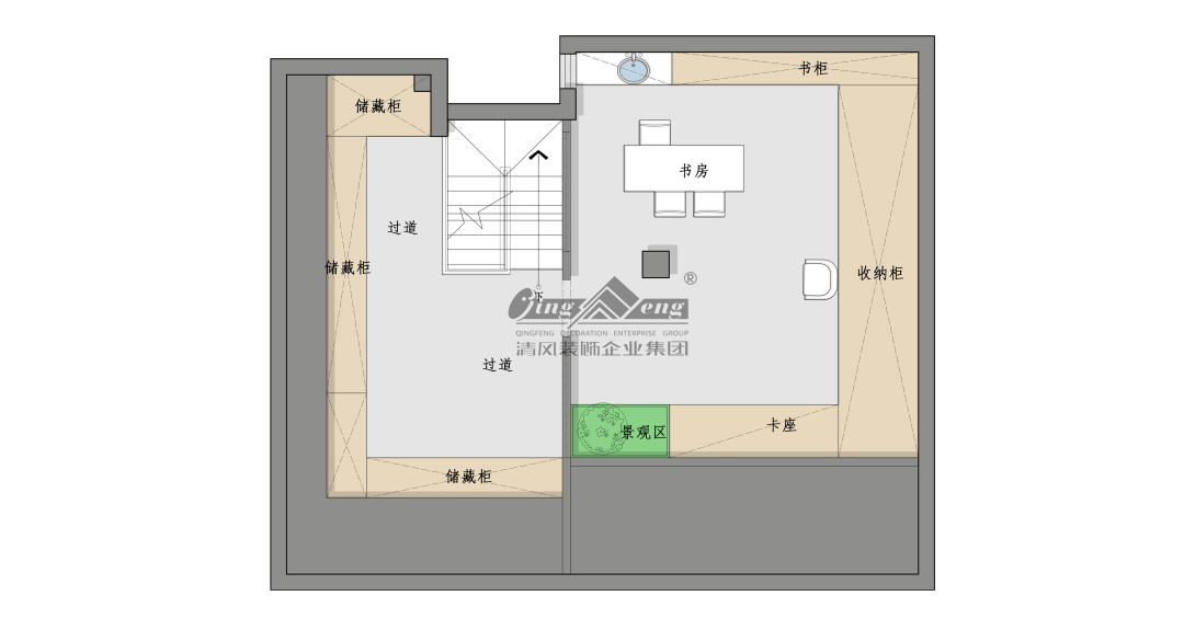 賞·析|300㎡輕法混搭風(fēng)，時尚溫馨感拉滿！