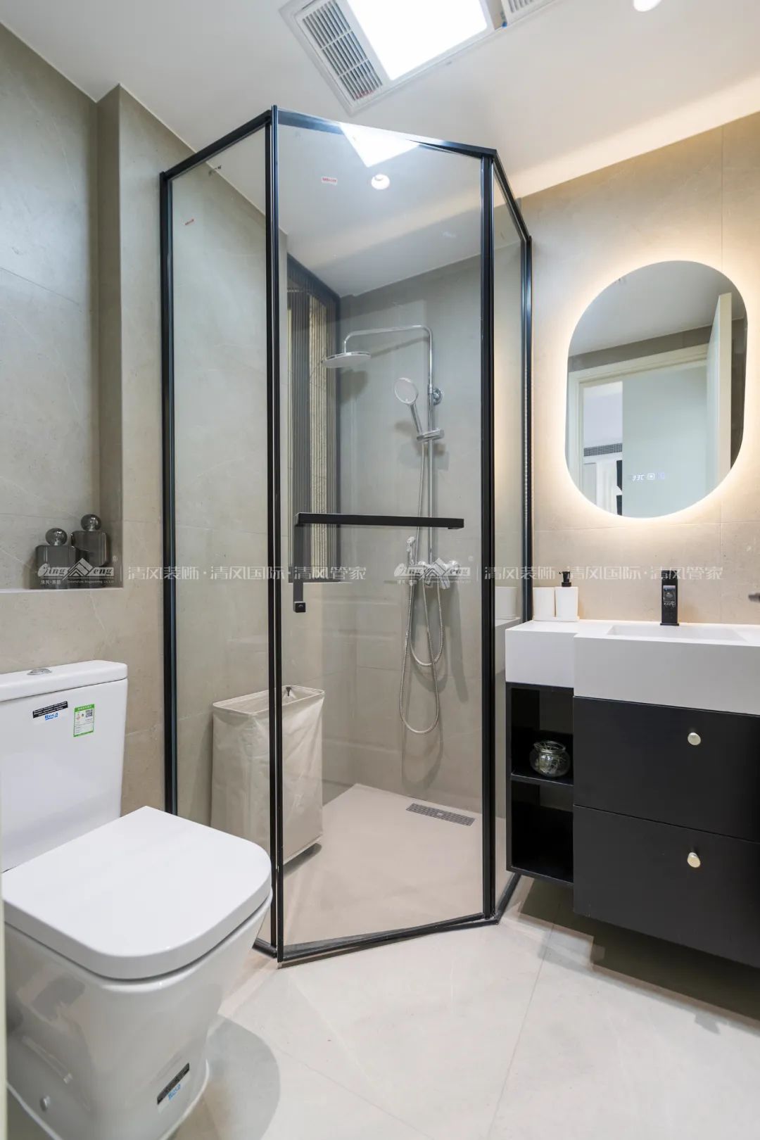 賞·析|300㎡輕法混搭風(fēng)，時尚溫馨感拉滿！