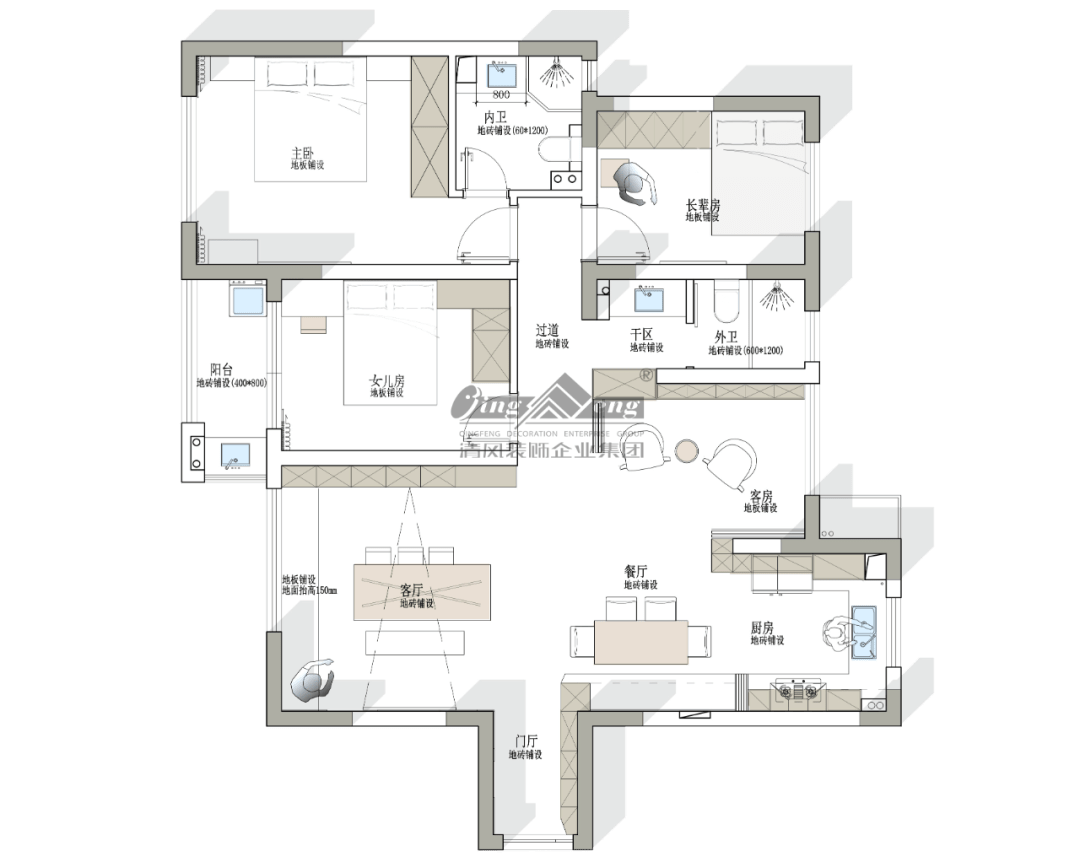 賞·析|120㎡原木奶油風，恬靜優(yōu)雅，溫柔可觸