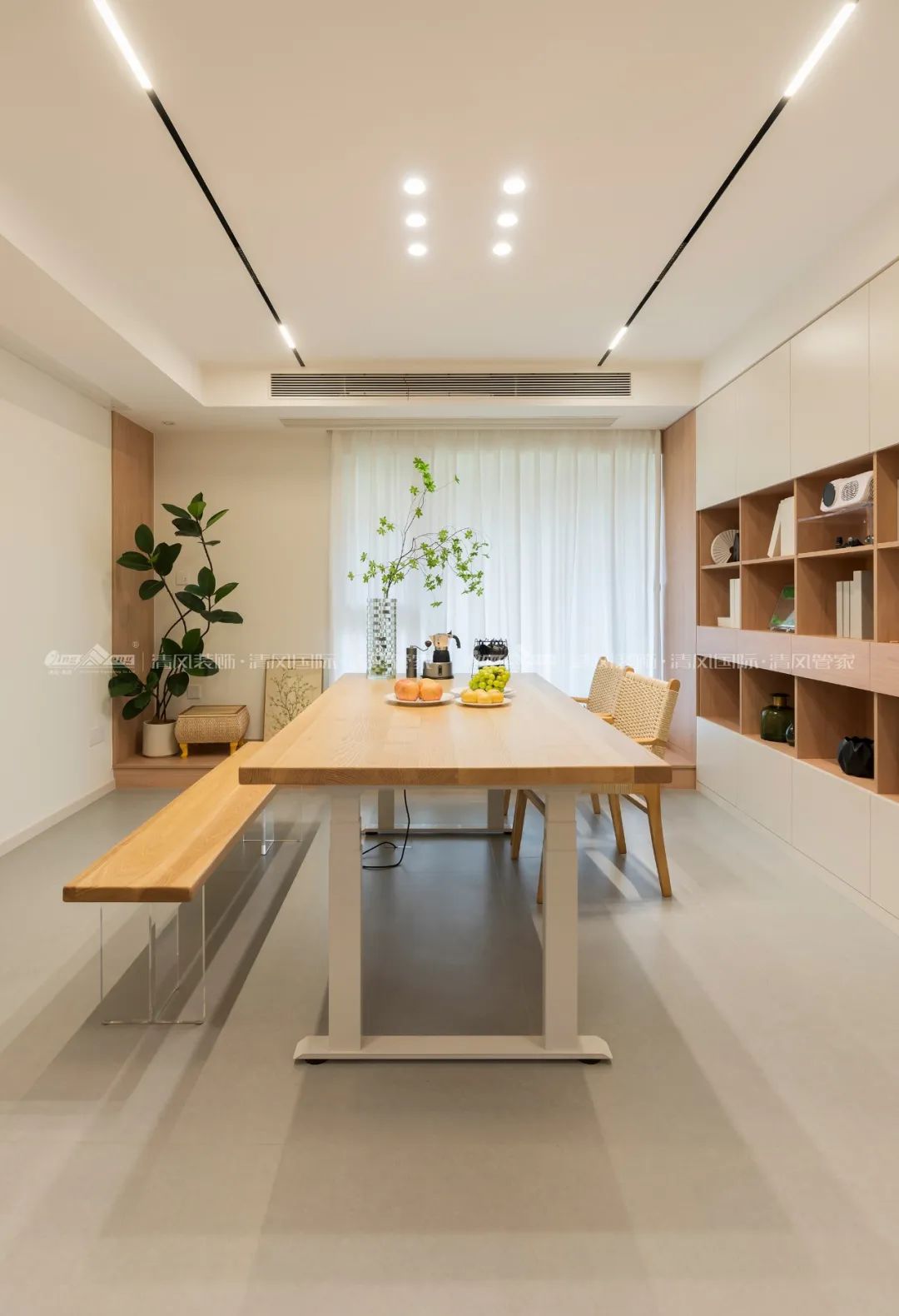 賞·析|120㎡原木奶油風，恬靜優(yōu)雅，溫柔可觸