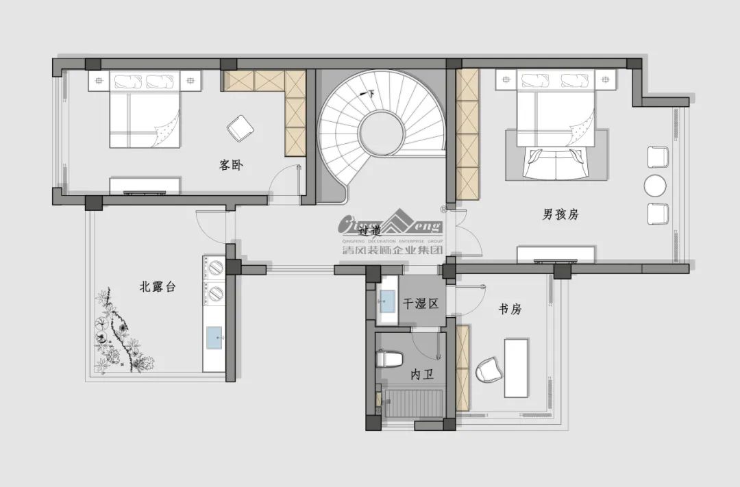 賞·析|396㎡現(xiàn)代簡約，自由之邸
