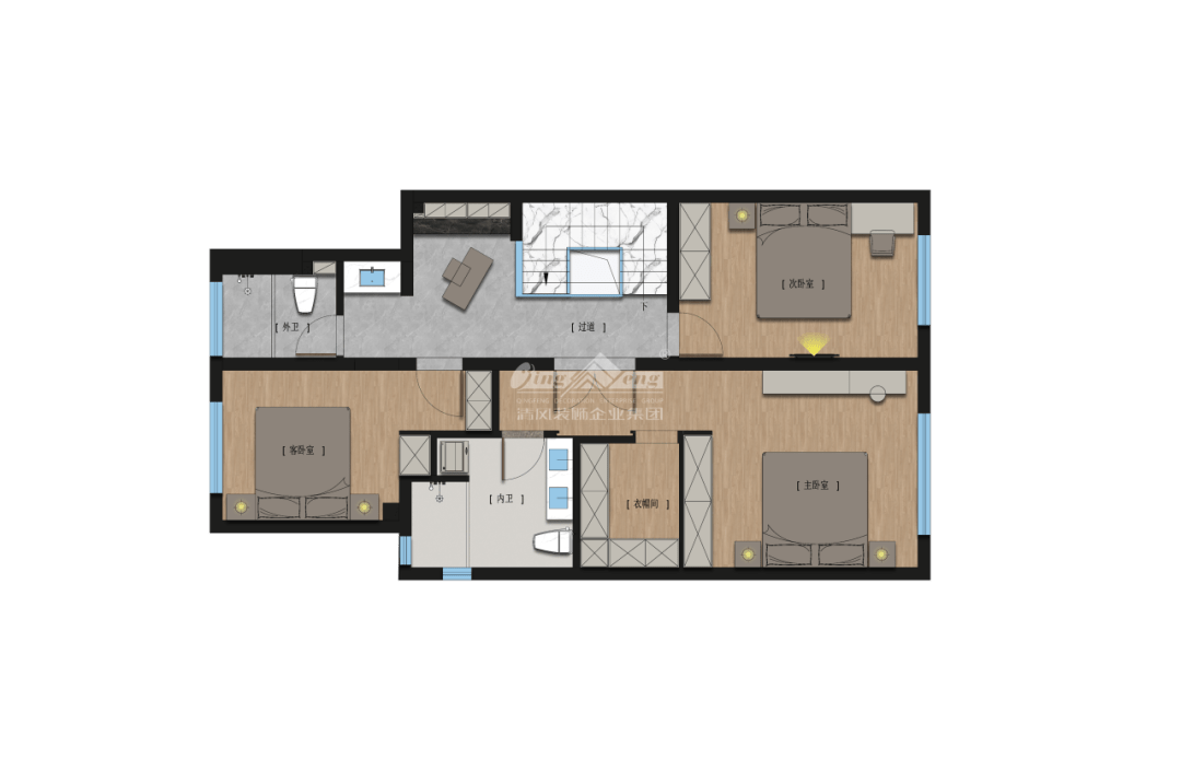 賞·析|180㎡現(xiàn)代簡約，探索家的生活軌跡