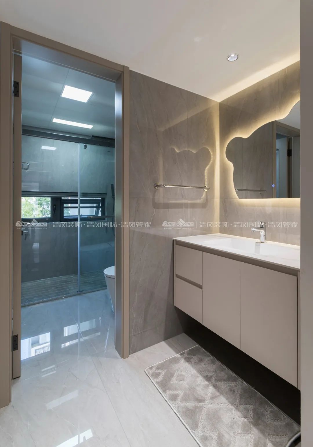 賞·析|180㎡現(xiàn)代簡約，探索家的生活軌跡