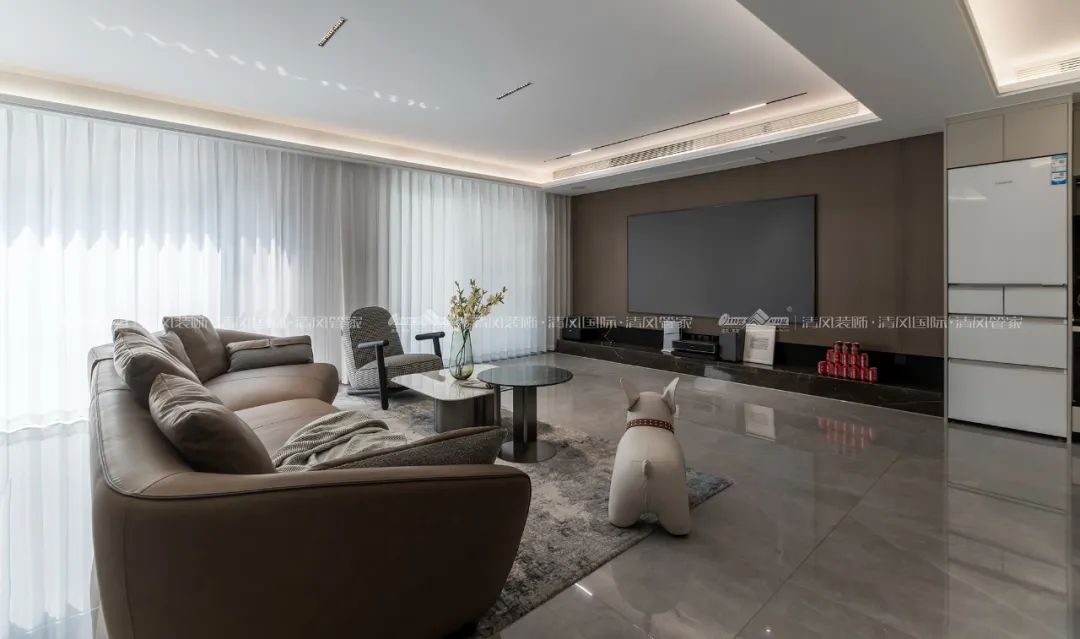 賞·析|180㎡現(xiàn)代簡約，探索家的生活軌跡