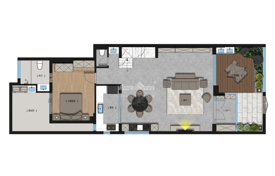 賞·析|180㎡現(xiàn)代簡約，探索家的生活軌跡