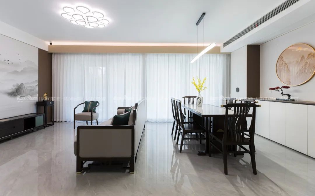 賞·析|145㎡新中式，悠然自得盡在掌握