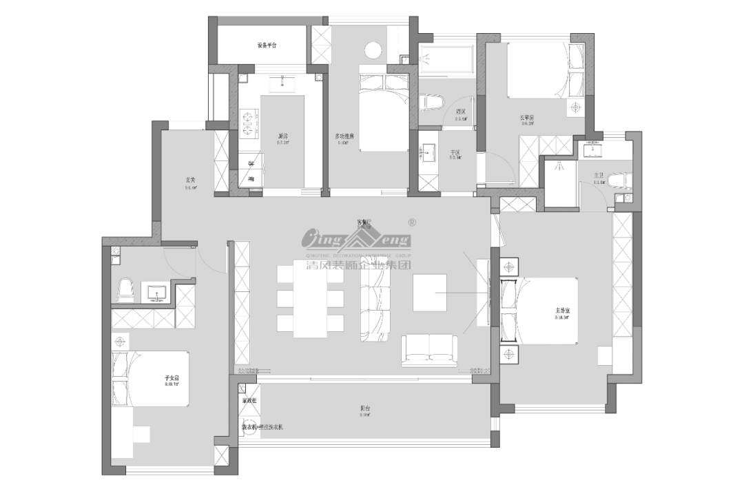賞·析|145㎡新中式，悠然自得盡在掌握