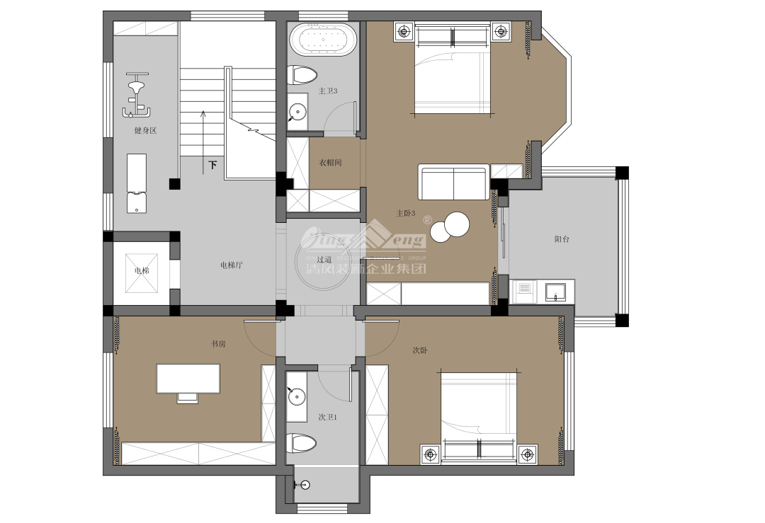 賞·析|420㎡現(xiàn)代簡(jiǎn)約，家是自然的延伸